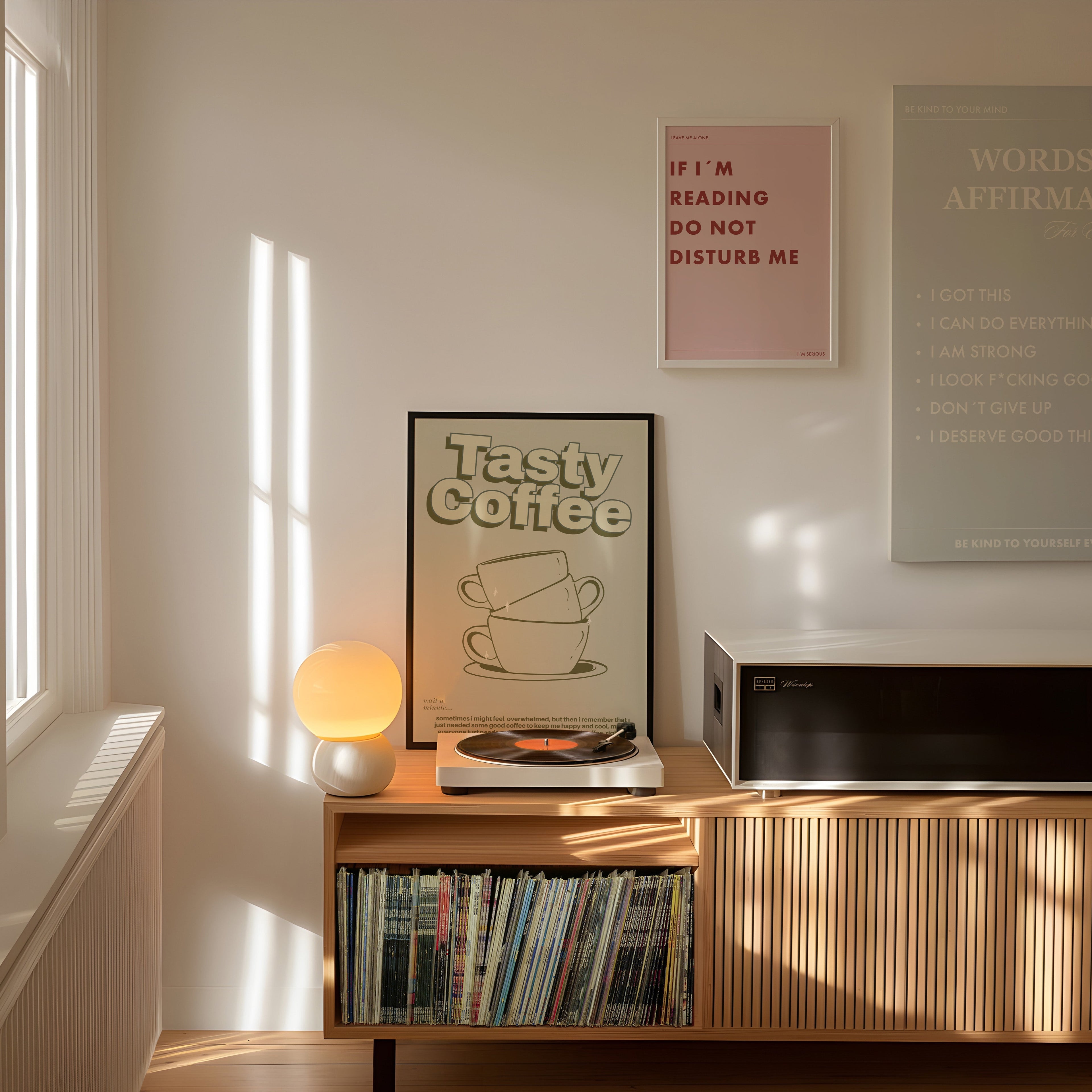 Art Print Tasty Coffee