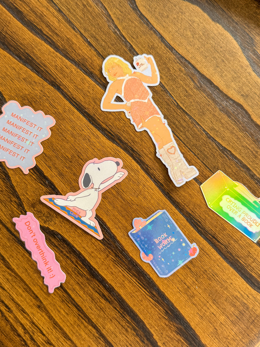 Crying Proudly Over a Book Sticker