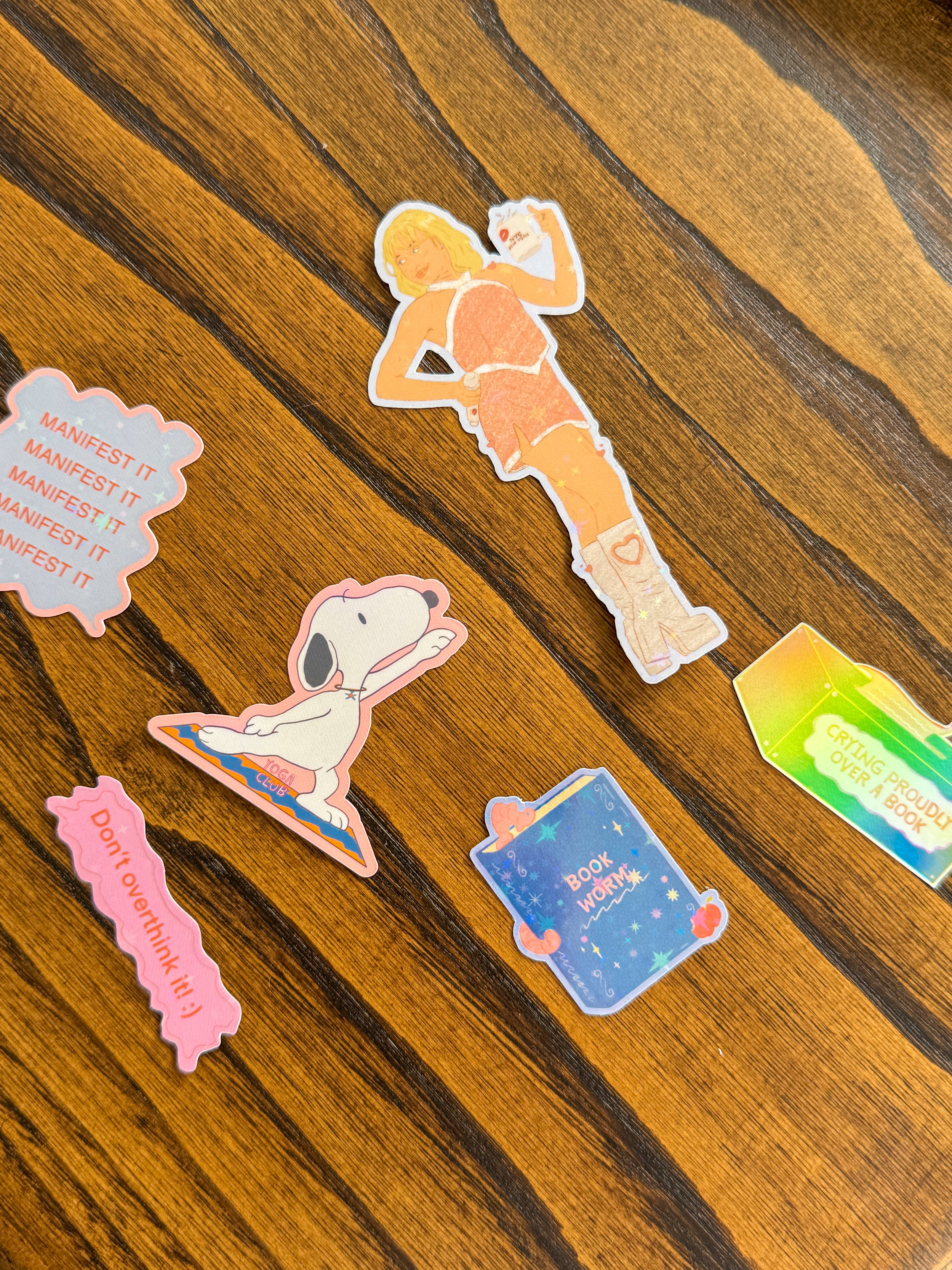 Crying Proudly Over a Book Sticker