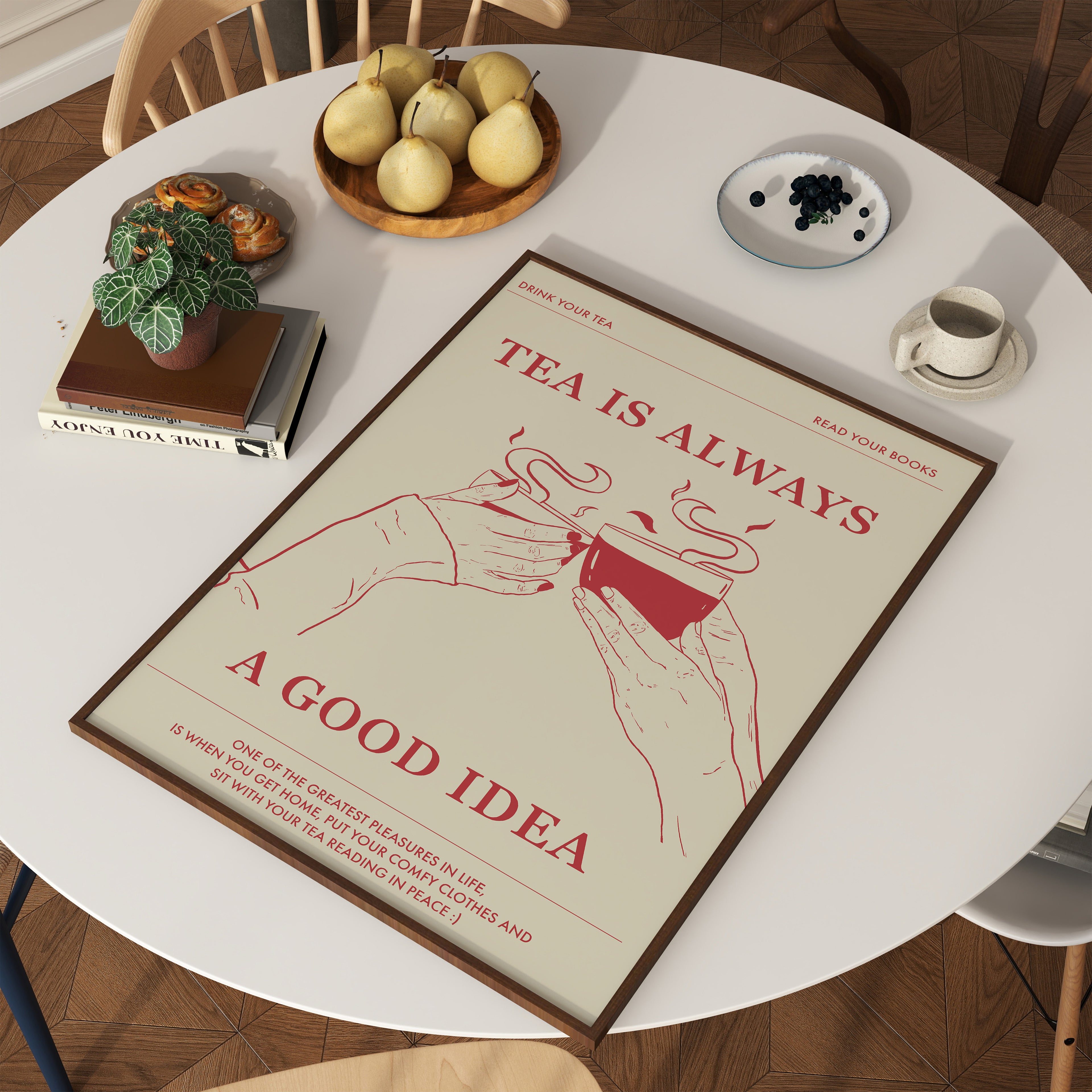 Art Print Tea is always a good idea