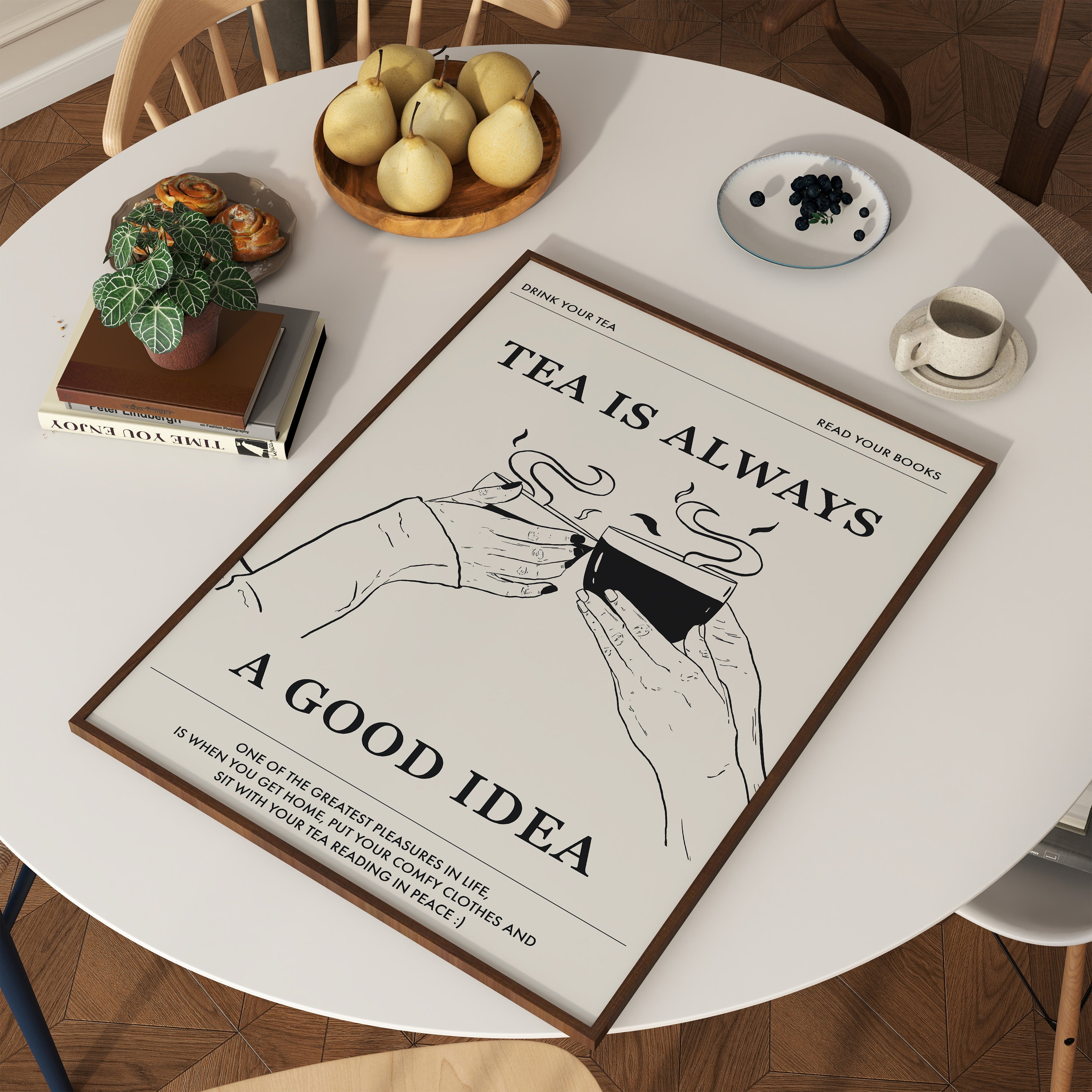 Art Print Tea is always a good idea