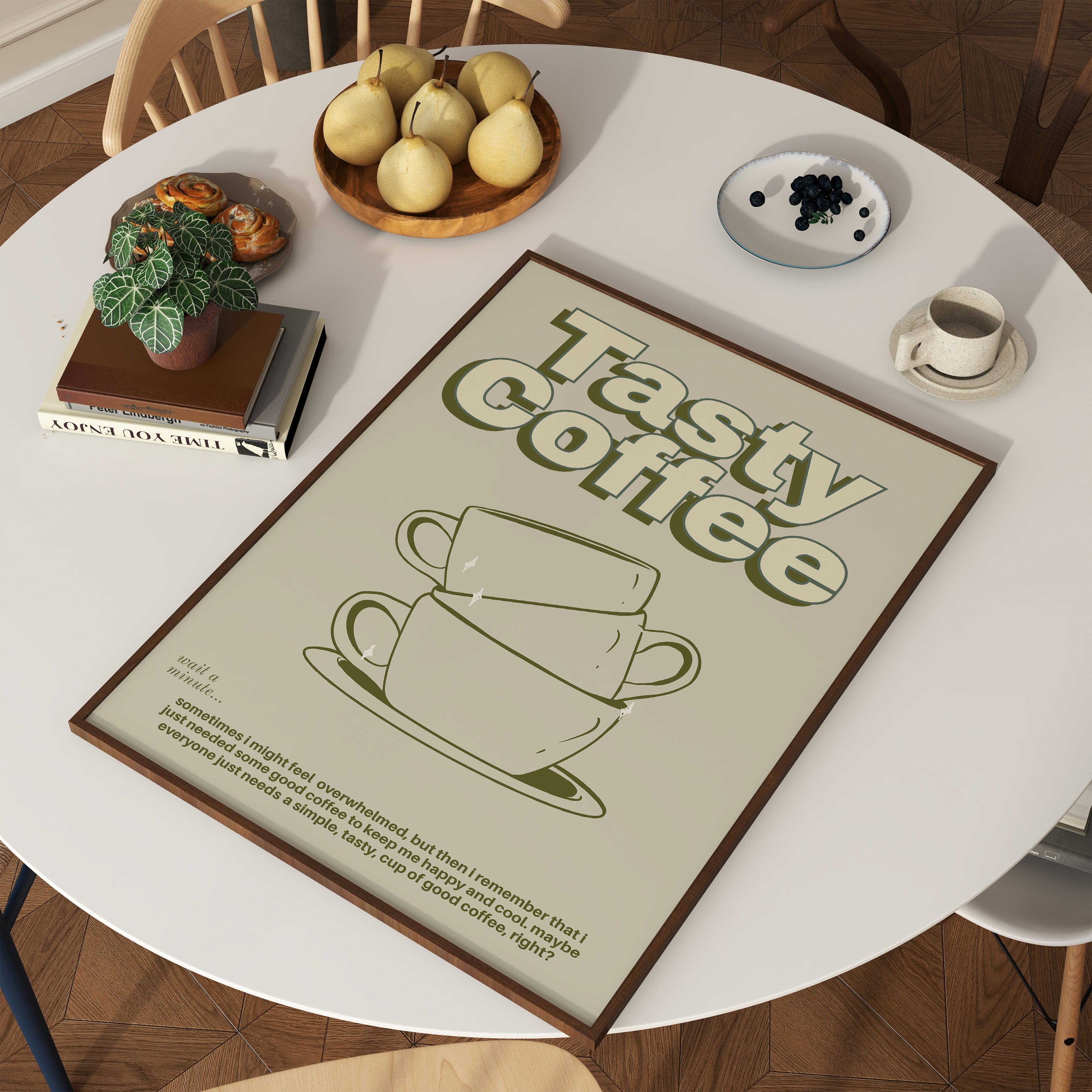 Art Print Tasty Coffee