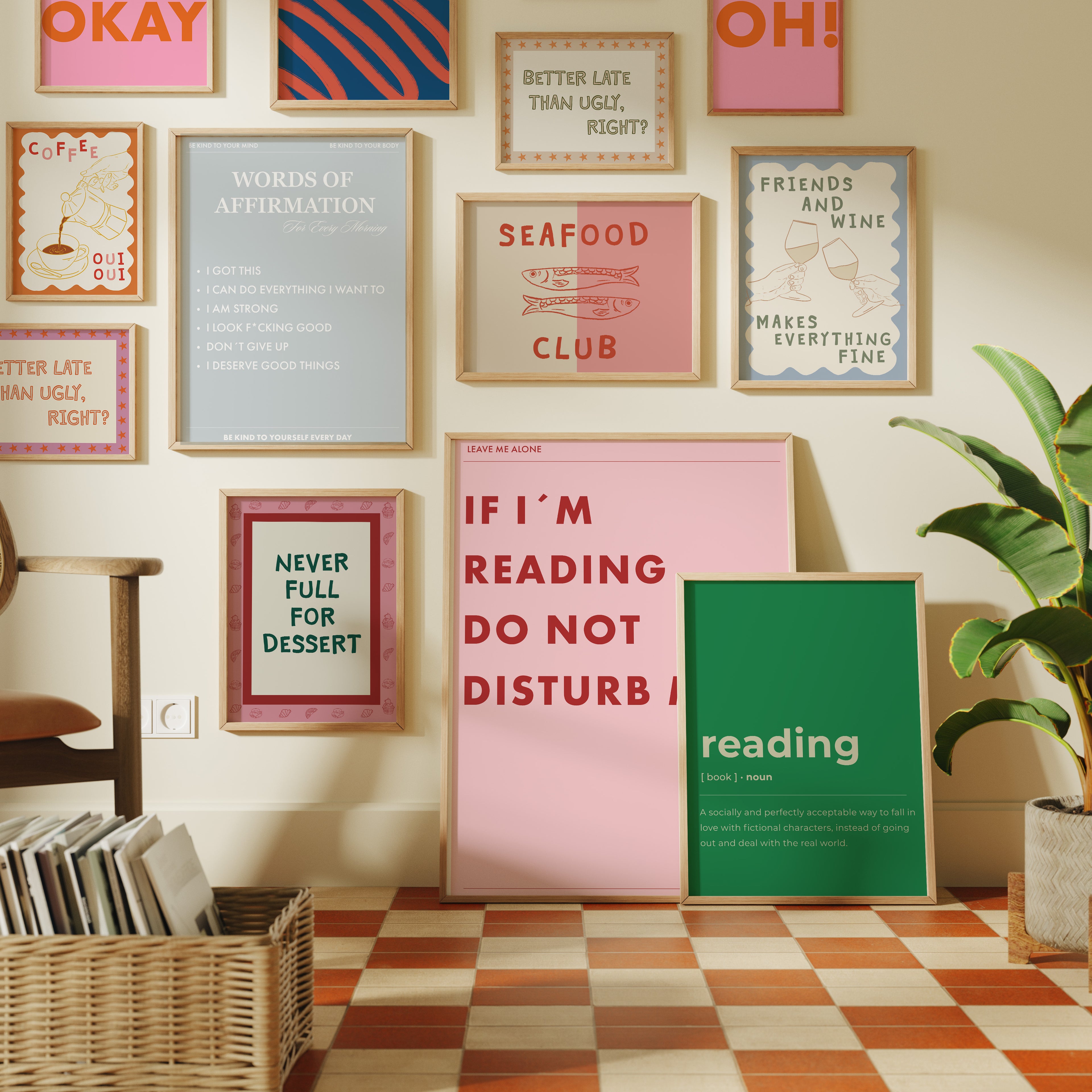 Art Print If I´m reading do not disturb